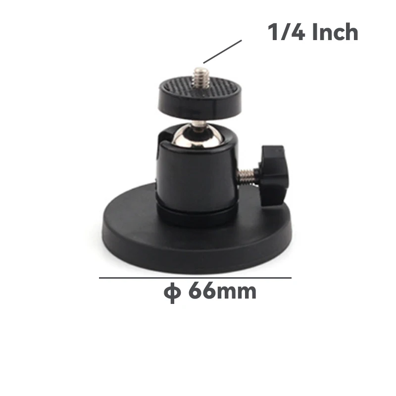 Adaptador de montaje de cámara de acción magnética, tornillo de 1/4 pulgadas para GoPro Hero 13 12 11 10 9 8 Insta 360 X4 X3 DJI, soporte para teléfono inteligente Vlog - imagen 2