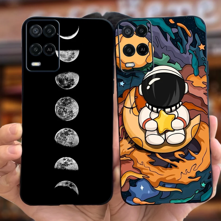 Funda trasera de dibujos animados para Oppo A54 4G, carcasa de TPU suave para Oppo A94 A 54 74 OppoA54 OppoA74 - imagen 3