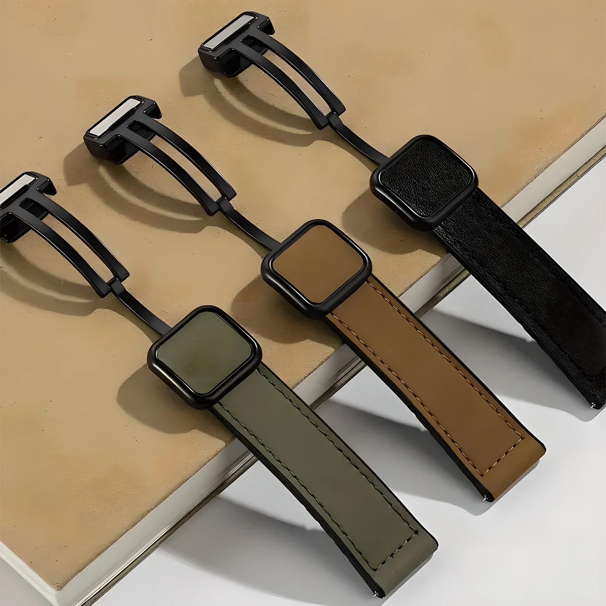 Correa de silicona de cuero de 20mm y 22mm para Huawei Watch GT5 GT 5 Pro 46mm correa de reloj inteligente Huawei GT 4 3 2 GT3 Pro 46mm pulsera de reloj - imagen 4