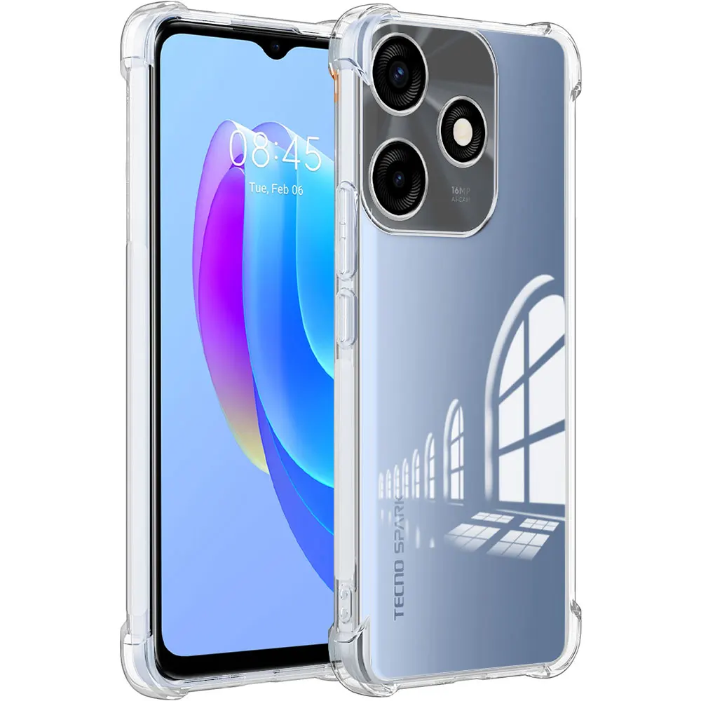 Funda de teléfono transparente a prueba de golpes para Tecno Spark 10 10C 10 Pro, funda de silicona suave para Tecno Spark 10 5G Spark10c - imagen 3