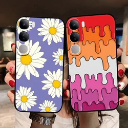 Funda Vivo V40 Lite TPU Suave Antigolpes Negro con Refuerzo Esquinas