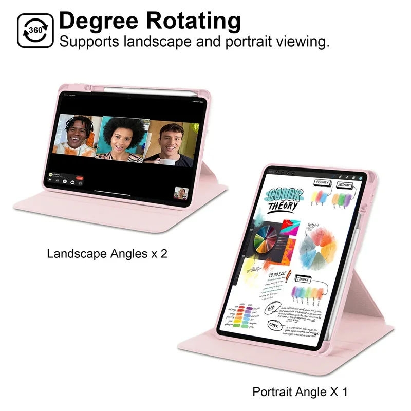 Funda con rotación de 360 grados para Xiaomi Pad 7 Pro, Funda de 11,2 pulgadas con portalápices, Funda acrílica para tableta Xiaomi Pad 7 - imagen 4