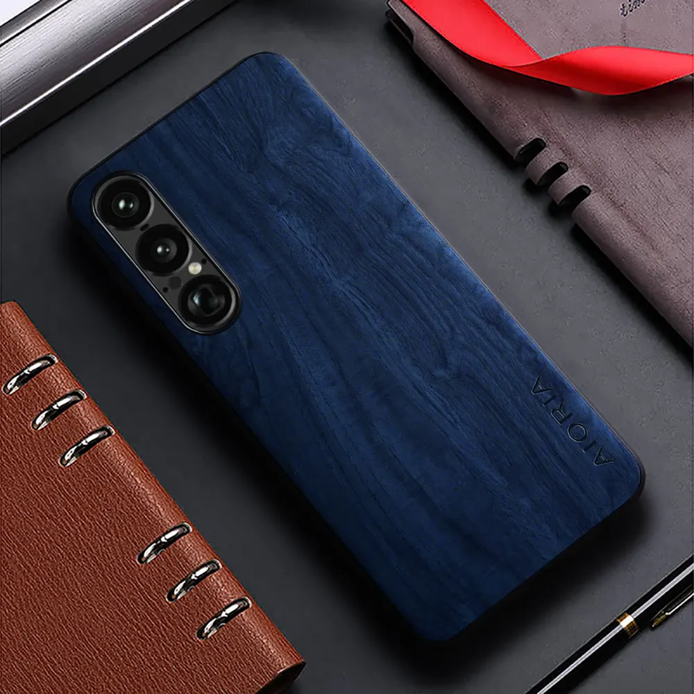 Funda para Sony Xperia 1 VII VI V IV III 5G funda trasera con patrón de madera de bambú para sony xperia 1 vii vi v iv iii funda capa - imagen 4