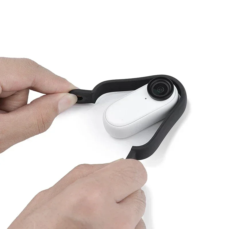 Carcasa de marco protector para casco de motocicleta, soporte de fijación de barbilla, juego de adaptadores 1/4 para accesorios de Cámara de Acción Insta360 Go2 - imagen 4