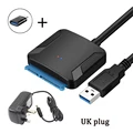 UK Plug With Adapter