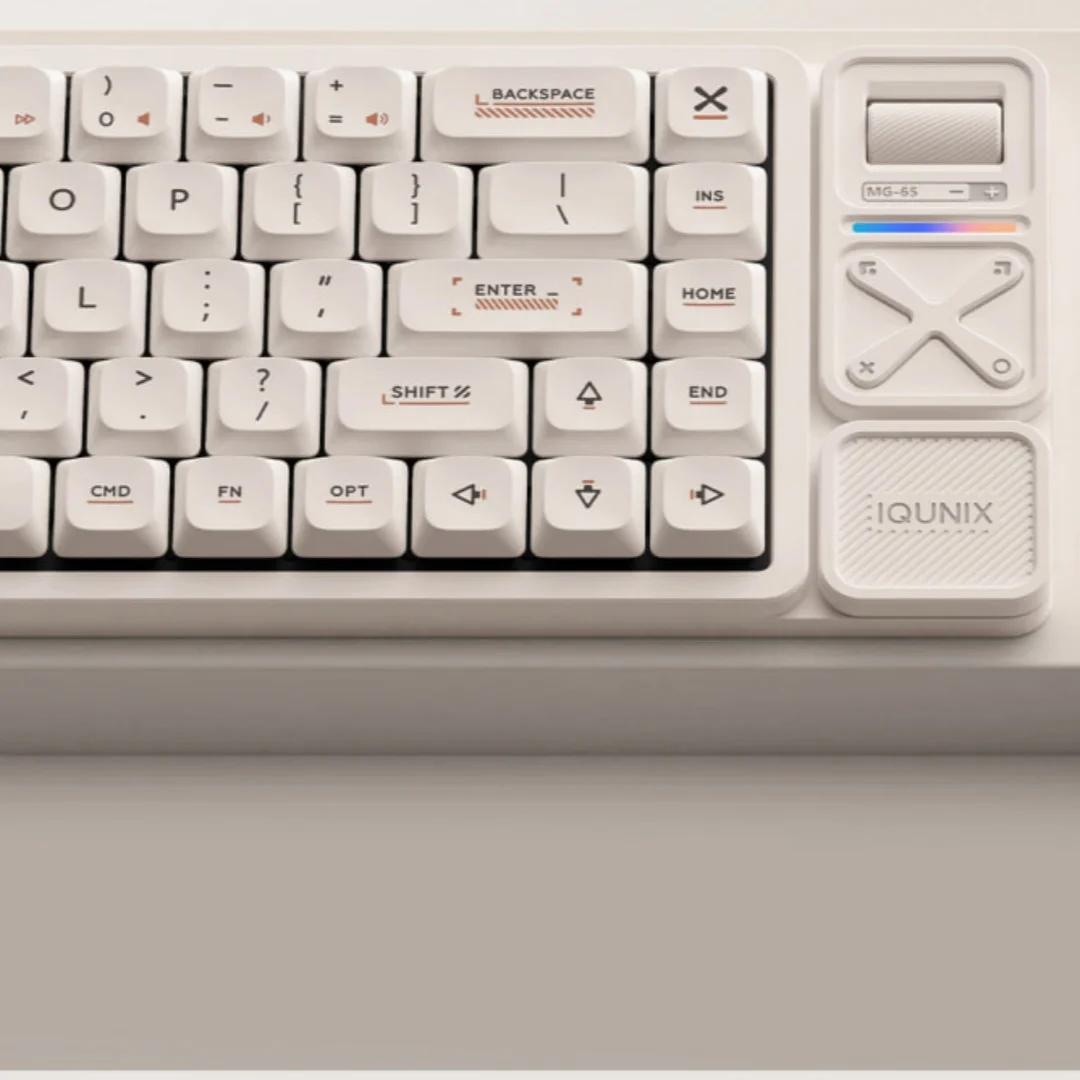 Iqunix Mg65 Teclado mecánico interruptor enano inalámbrico Bluetooth portátil Oficina portátil Cnc interruptor de perfil bajo Macos 180 malla - imagen 4