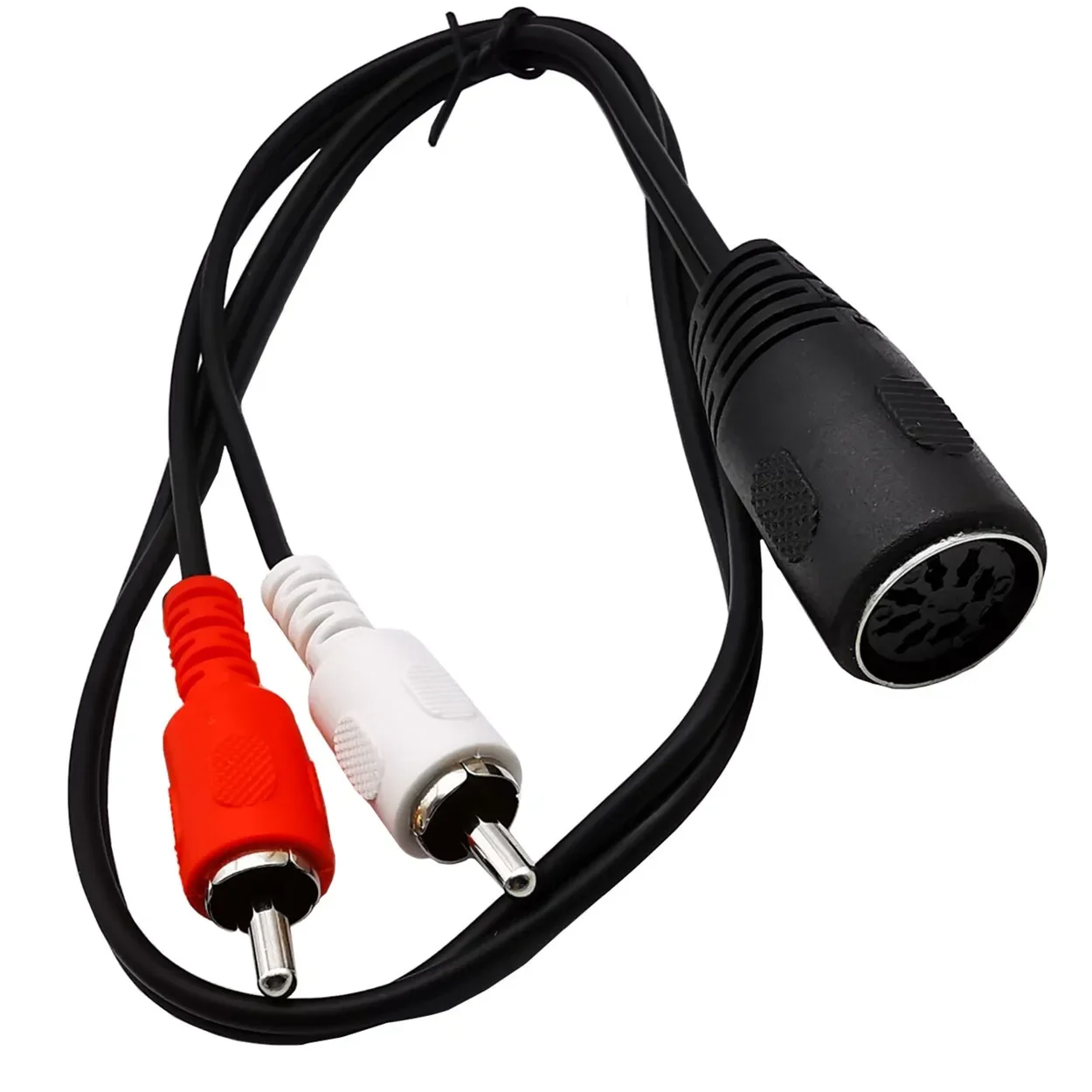 Cable adaptador Lotus Din de 7 pines a 2 RCA, equipo de audio antiguo, adaptador de altavoz, 7P DIN hembra a 2 RCA macho, 0,5 m/1m, 1,5 m - imagen 5