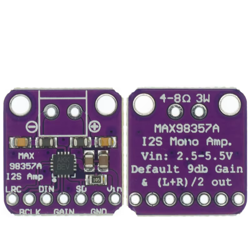 TENSTAR MAX98357 Amplificador I2S Clase D Módulo DAC RPi ESP32