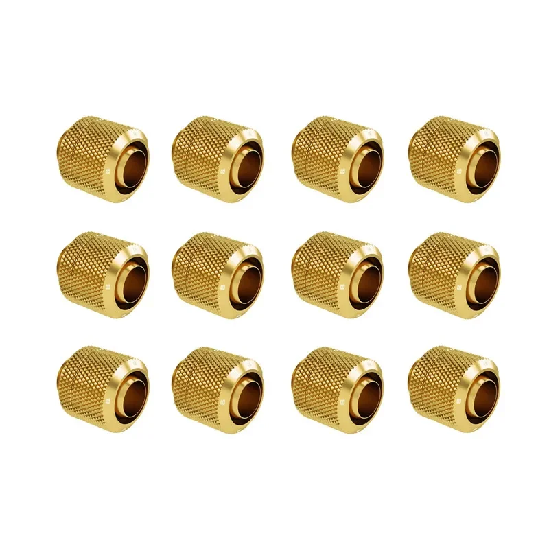 Azieru 12 unids/lote conector suave para conector de compresión manual de tubo de 10/13mm (3/8 '' - 1/2'') 10/16mm (3/8 '' - 5/8'')