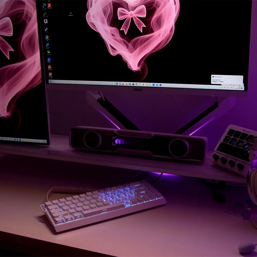 21 teclas/juego de teclas de perfil Mao, bonitas teclas transparentes en forma de gato DIY, Material de PC, teclas retroiluminadas en blanco para teclado MX Switch - imagen 5