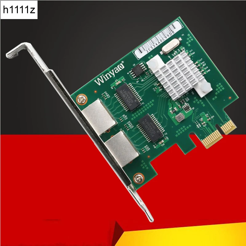 Tarjeta Red PCIe Gigabit 2 Puertos RJ45 - BCM5718
