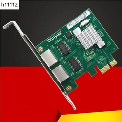 Tarjeta Red PCIe Gigabit 2 Puertos RJ45 - BCM5718