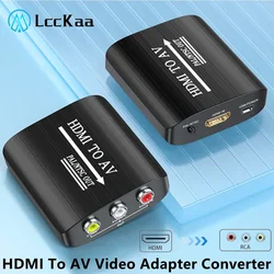 Convertidor HDMI a RCA AV – Adaptador PAL/NTSC para TV Antigua
