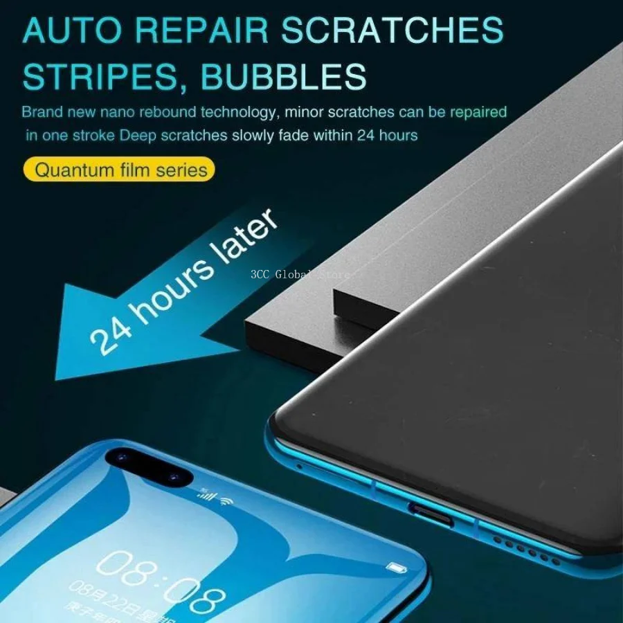 Película de hidrogel 2 en 1 para Huawei Mate 50 Pro RS Protector de pantalla película protectora de lente de cámara para Huawei P50 Pro P50Pro no vidrio - imagen 5