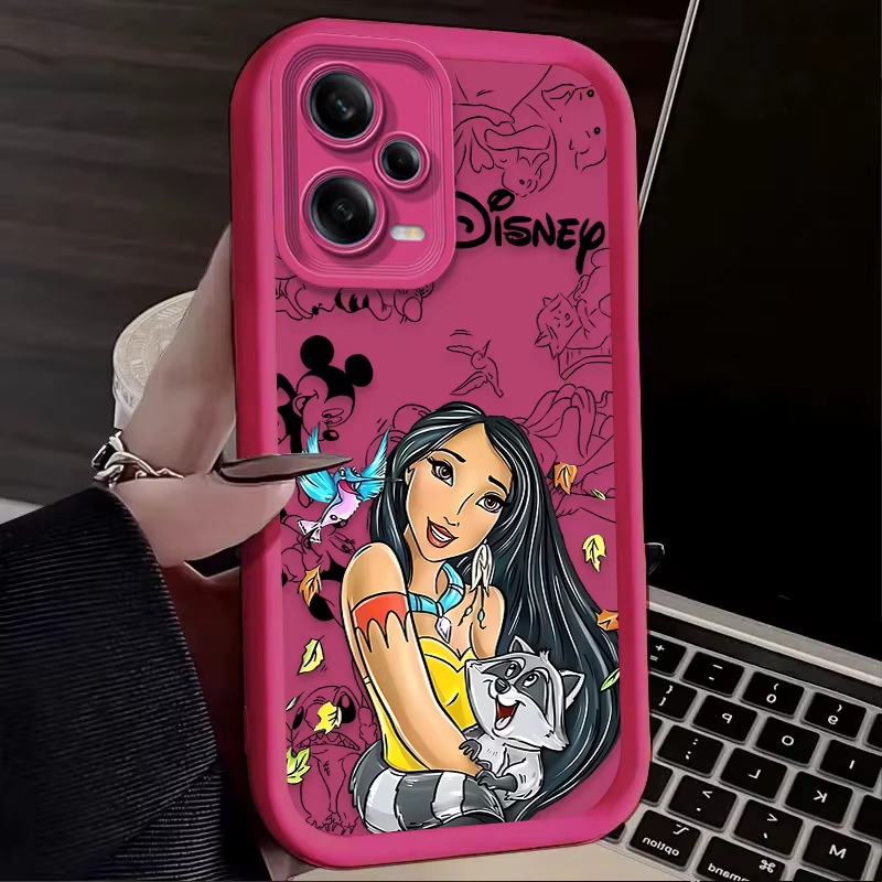Funda de teléfono de princesa La Sirenita de Disney para Xiaomi Redmi Note 13 12 11 Pro Plus 4G 5G 12S 11S 10S 10 9 9S 8 12C 13C Funda suave - imagen 5