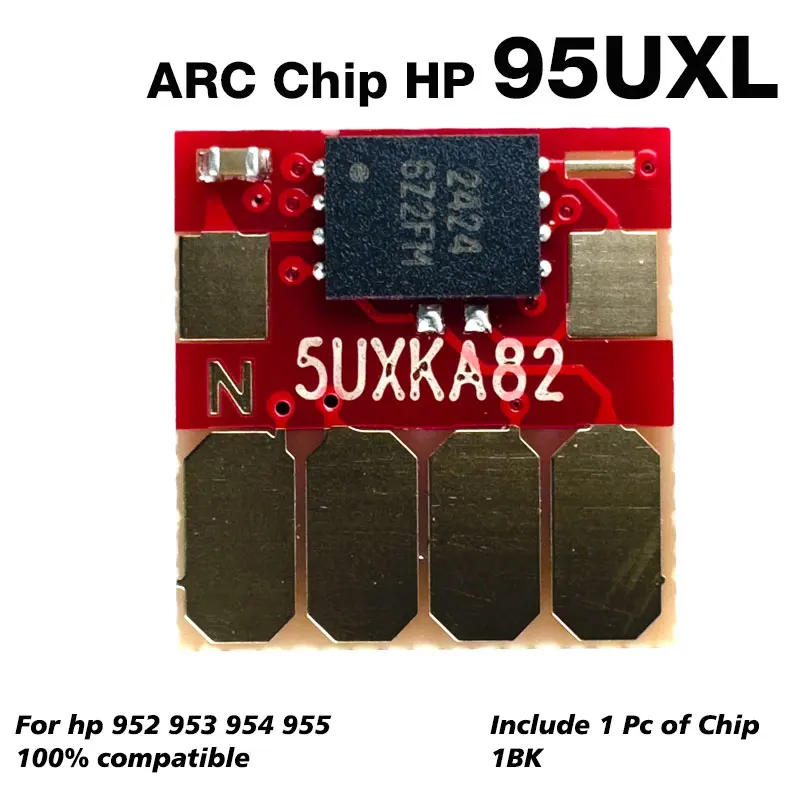Cartucho 95U ARC Chip 952 953 954 955XL para HP OfficeJet Pro 7740 8710 8715 8720 8730 8210 Compatible con recarga de impresora CISS - imagen 3