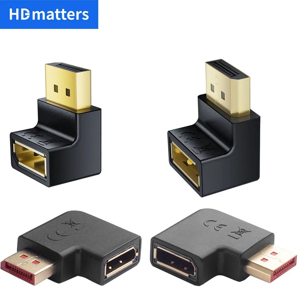 Adaptador DisplayPort 1.4 4K - Ángulo recto - imagen 4