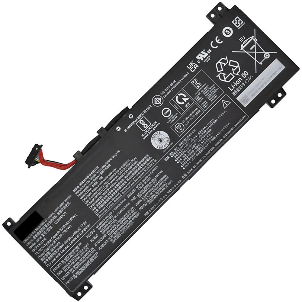 Nueva batería Original y genuina para ordenador portátil L20C4PC0 15,36 V 60Wh para Lenovo Legion 5-15ITH6H 5-15ACH6A L20M4PC0 L20D4PC0 - imagen 3
