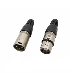 Conector XLR 3 pines Macho-Hembra Adaptador Jack Micrófono