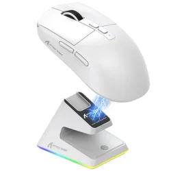 Ratón Gaming Inalámbrico Attack Shark X6 26K DPI RGB con Base Carga