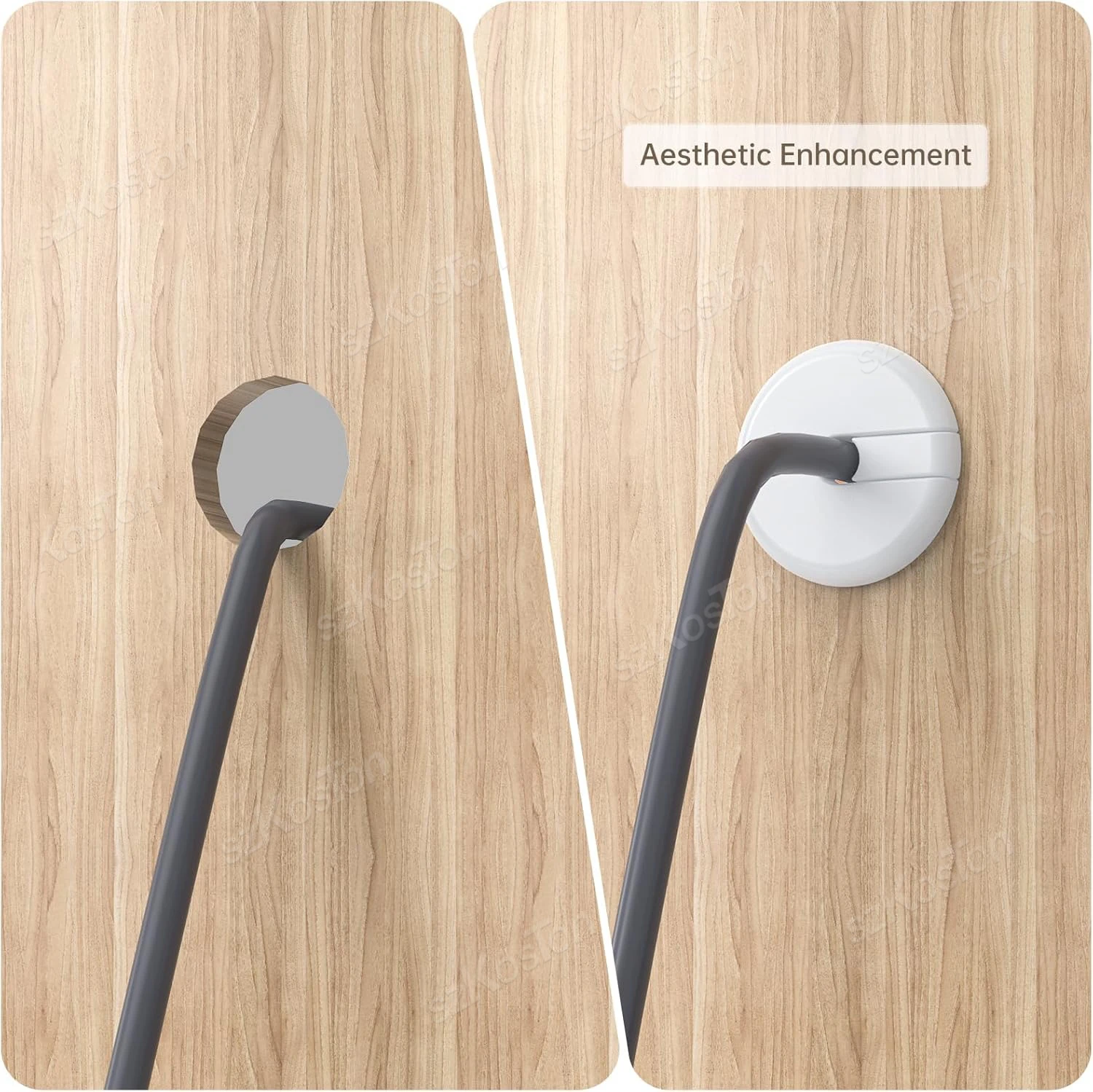 1-Zoll Wandbuchse Tülle für Starlink Dishy Ethernet Kabel Organizer Netzwerk Draht Möbel Draht Loch Kabel Routing Kits - imagen 5