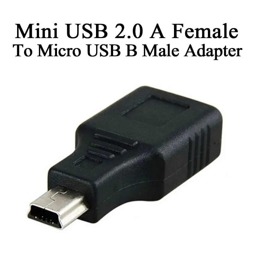 1/5/10 Uds prueba antes de enviar USB A hembra a Mini USB B macho Cable adaptador OTG Cable de datos para Audio de coche tableta para MP3 MP4 - imagen 3
