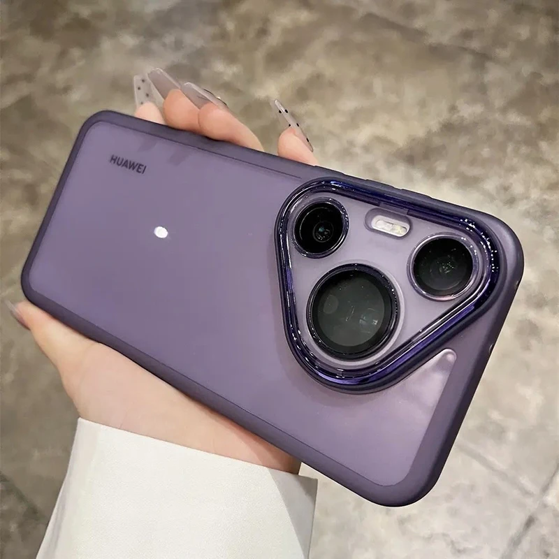 Para Huawei Pura 70 funda Huawei Pura 80 Pro funda de teléfono Huawei Pura 70 Ultra 80 Pro + funda protectora de cámara de silicona transparente - imagen 5