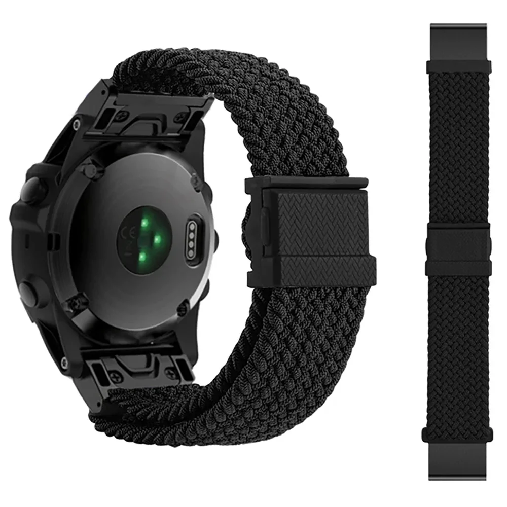 Correa de nailon magnética para reloj inteligente, pulsera de liberación rápida, 26 y 22mm, para Garmin Fenix 7X, 7, 6X, 6 Pro, 5X, 5, 3HR, Forerunner 955