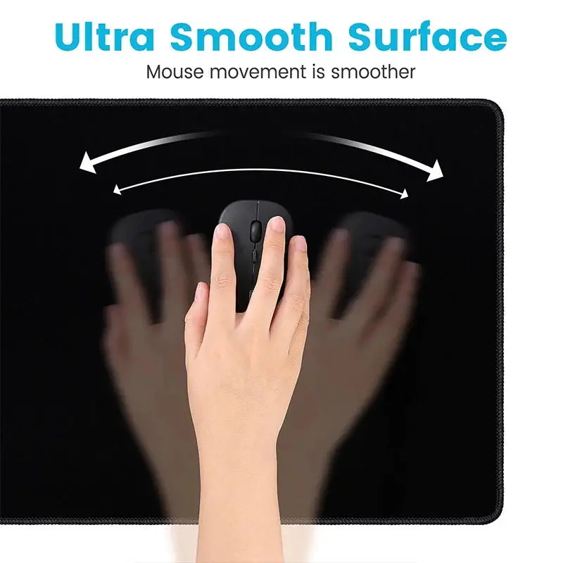 Alfombrilla de ratón Strata Liquid Art para ordenador portátil, teclado de Anime, alfombrilla de ratón grande, teclados de Gamers, decoración, alfombrilla de escritorio negra - imagen 5