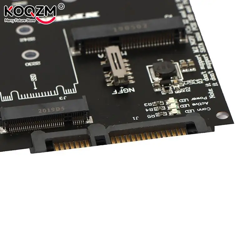 Adaptador M.2 NGFF MSATA SSD a SATA 2,5 de 3,0 ", tarjeta convertidora 2 en 1 para PC y portátil - imagen 4