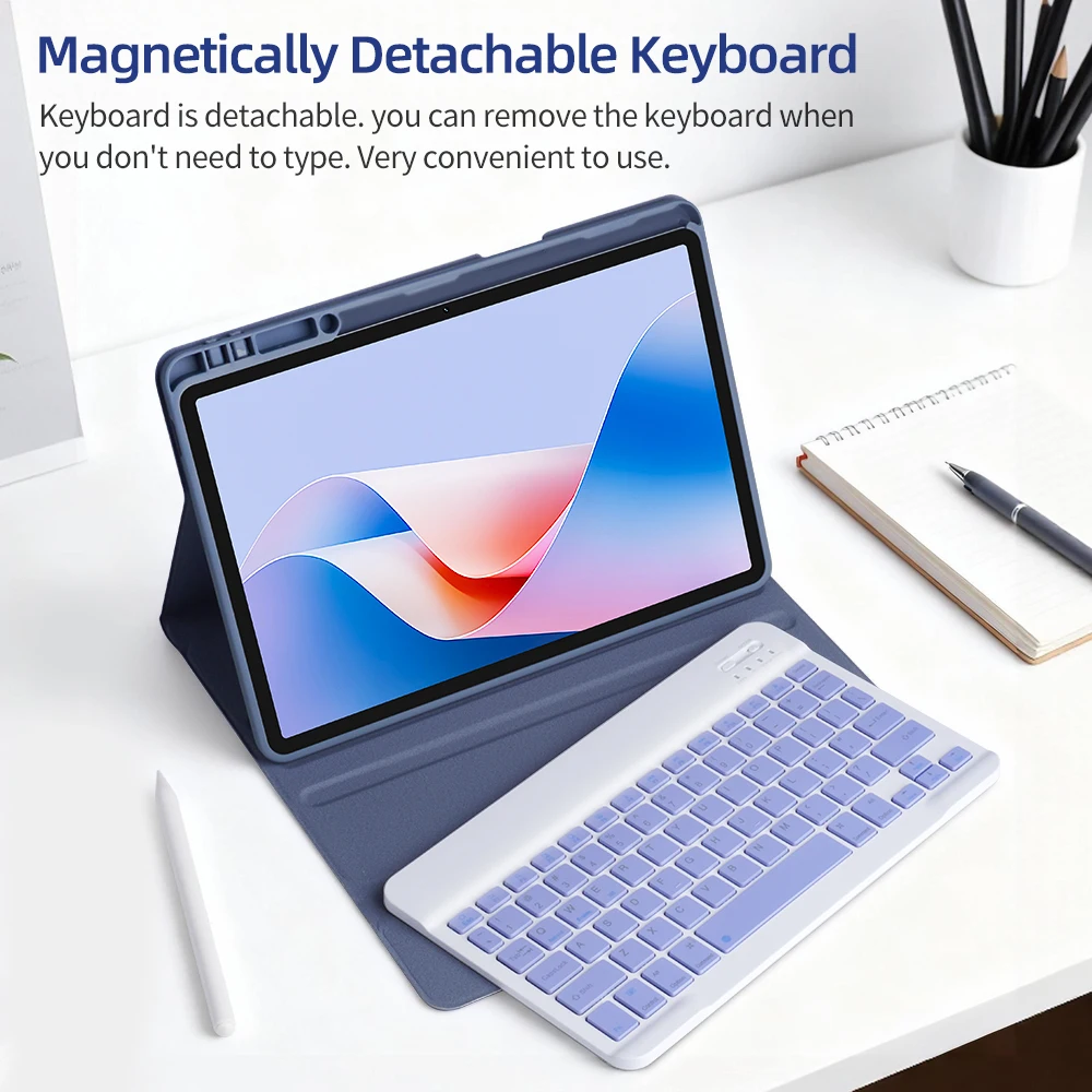 Para Huawei Matepad11.5S funda para Huawei Matepad 11,5 teclado magnético desmontable con portalápices teclado inalámbrico de 10 pulgadas - imagen 2