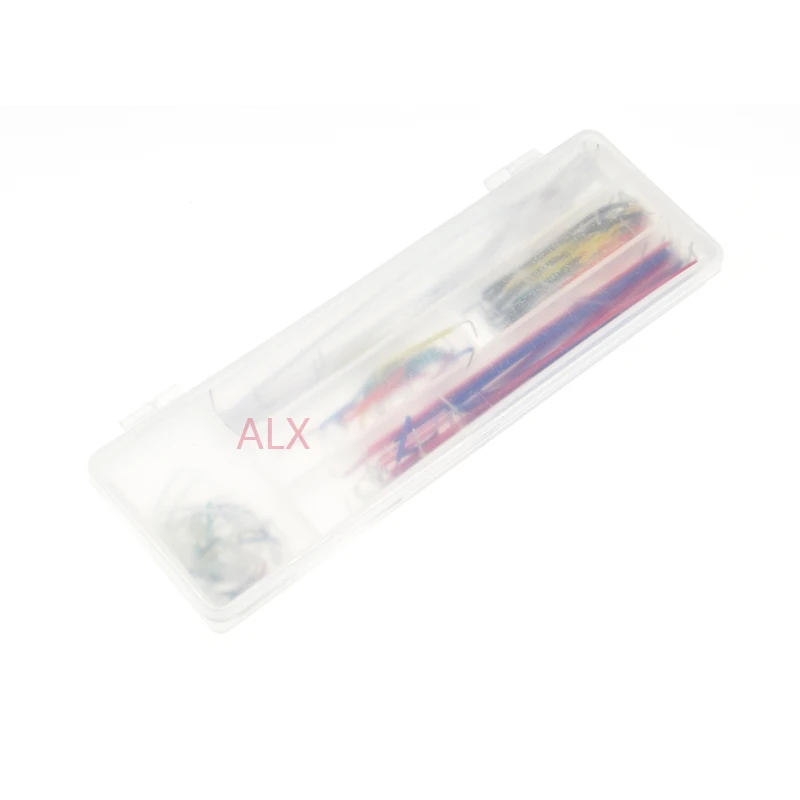 Kit de cables de puente de placa de pruebas sin soldadura en forma de U, 140 Uds., para Arduino Shield para conector Raspberry Pi, línea de puente de Cable - imagen 3