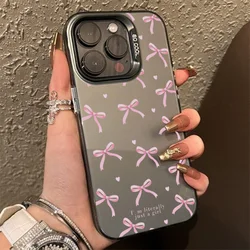 Funda iPhone 16 Pro Max – Lazo y Corazón, Antigolpes Mate