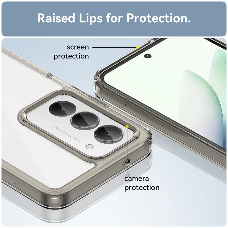 Para Xiaomi Redmi 15 Funda Redmi 15 Funda TPU borde acrílico plano posterior duradero Fundas protectoras para teléfono en Redmi 15 Funda - imagen 5