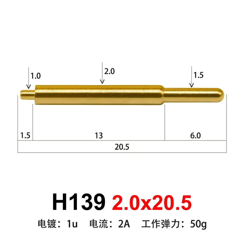 5 uds conector de clavija Pogo batería Pogopin contacto de carga de resorte SMD DIP PCB 3,5/7,5/8,5/10,5/11/12/12,5/15/18mm sonda de resorte de prueba - imagen 5