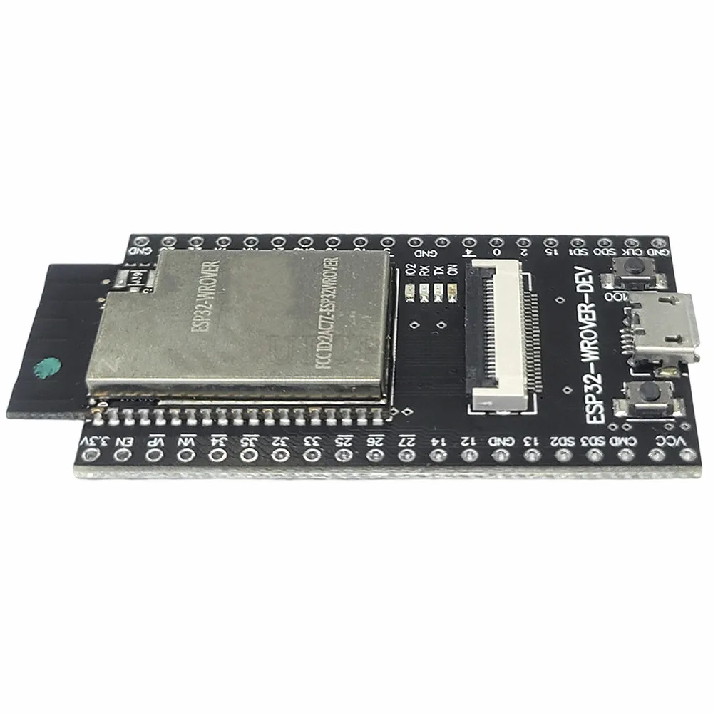Placa de desarrollo ESP32 CAM, módulo de cámara OV2640, 2MP, 24 Pines, ESP32-WROVER-DEV, CH340C, 2,4G, Wifi, BT - imagen 4