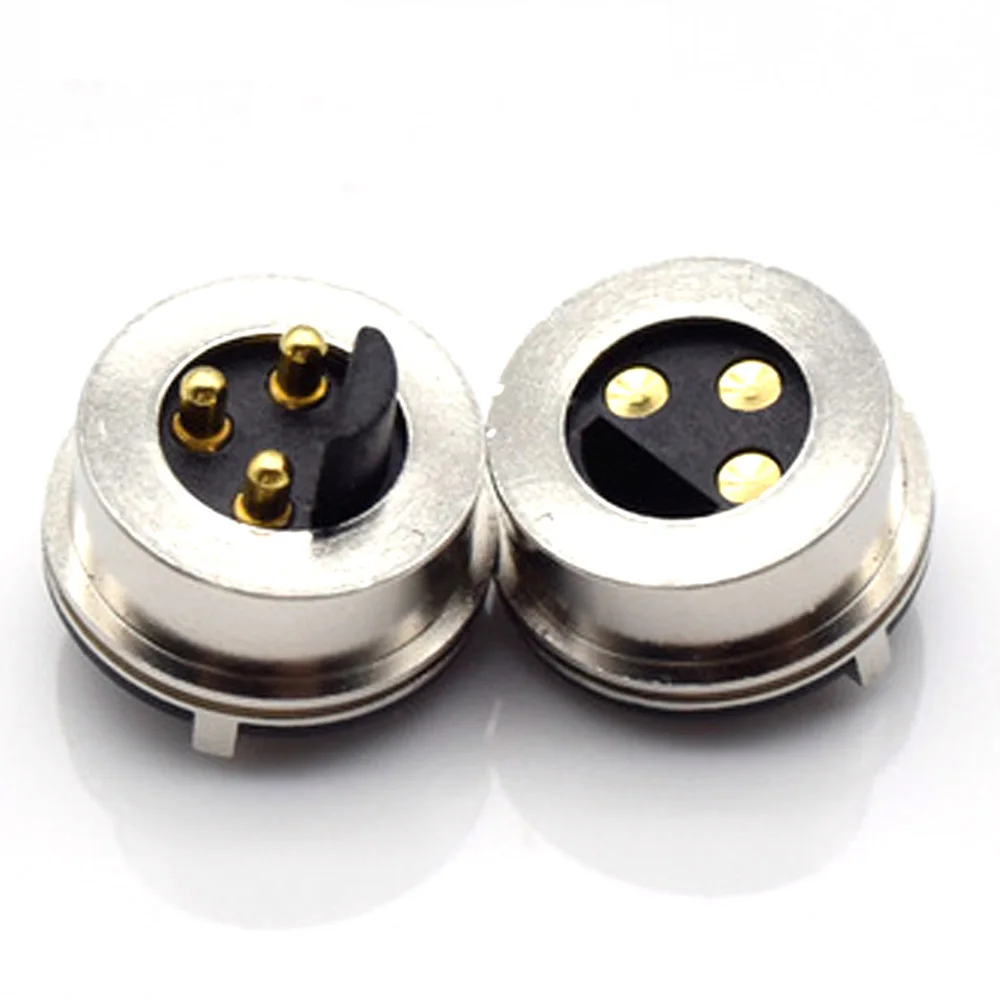 Conector Pogo de succión de imán de CC de alta corriente, luz LED inteligente para el hogar, Control de cabeza magnética, 3 pines, 12V, 5a - imagen 2