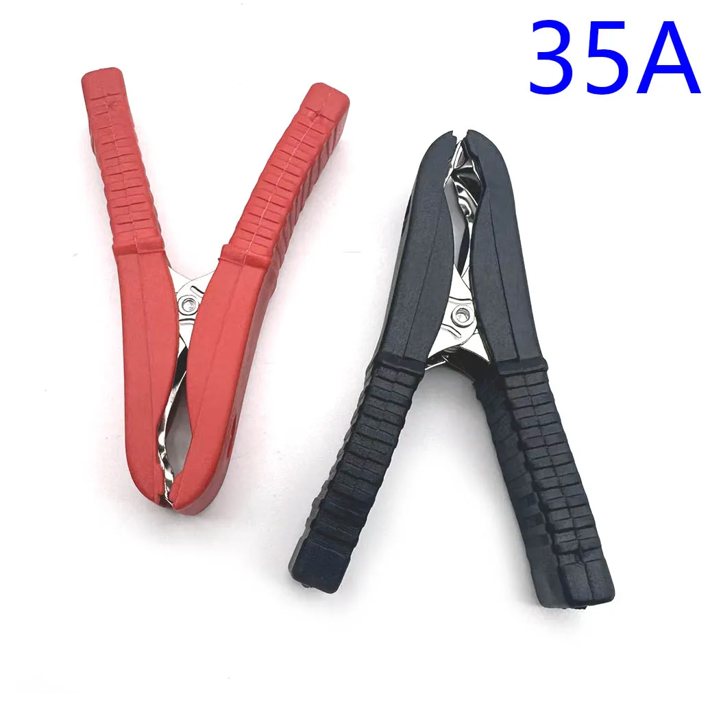 Pinzas de cocodrilo Pinzas de cocodrilo Abrazadera de cocodrilo con tornillos, conector de pinza de cocodrilo Conecte el enchufe para batería - imagen 5