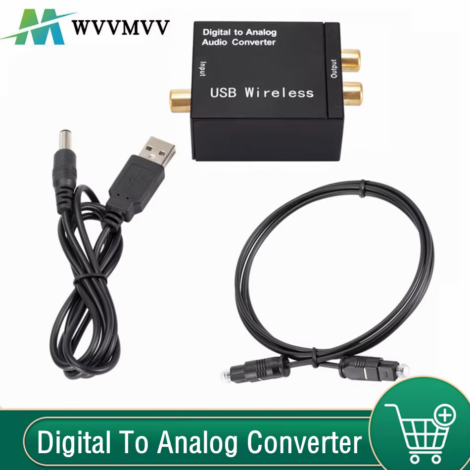 DAC USB Bluetooth a RCA – Entrada Toslink y Coaxial