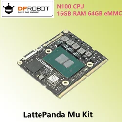 Módulo de computación LattePanda Mu LattePanda Micro X86 Suite procesador N100 A Micro x86 N100 CPU 16GB RAM + 64GB módulo de cómputo eMMC