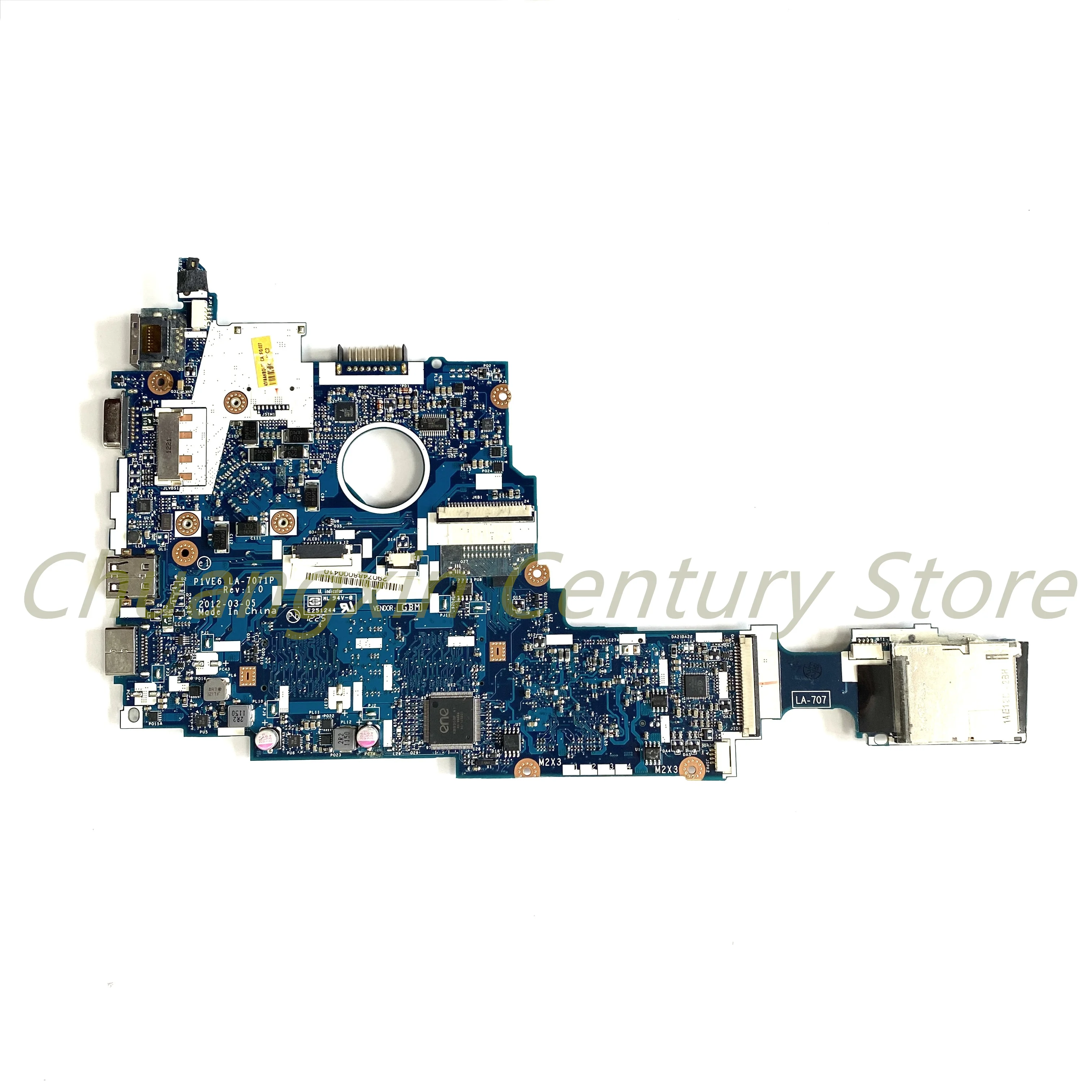 Adecuado para Acer Aspire one 722 AO722 SERIES C60 placa base para ordenador portátil P1VE6 LA-7071P DDR3 100% probado completamente en funcionamiento - imagen 2
