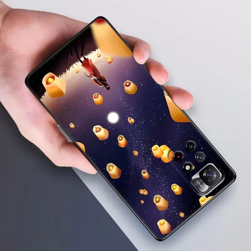 Heaven Official's Blessing Anime Poco X3 NFC funda para Xiaomi POCO F3 F4 F5 Pro X3 X4 Pro GT X5 M3 M4 M5 M5s C51 C55 - imagen 4