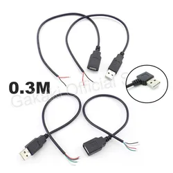 Cable USB Extensión Macho Hembra Corto para Adaptador DIY