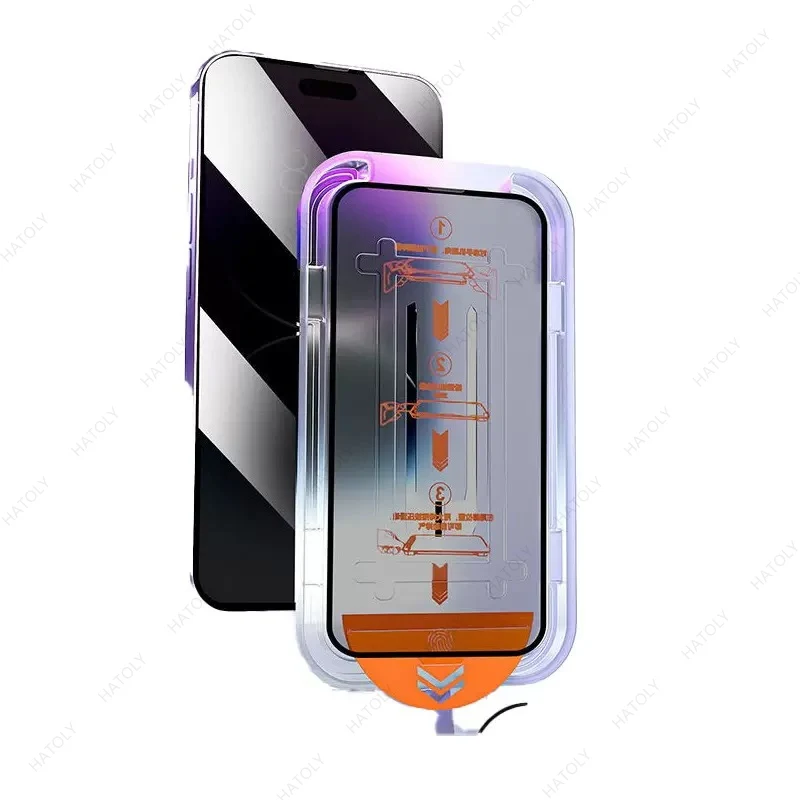 Protector de pantalla de vidrio para Xiaomi Redmi Turbo 4, película protectora de borde negro para Poco X7 Pro, fácil instalación, sin polvo, 4 unidades - imagen 5