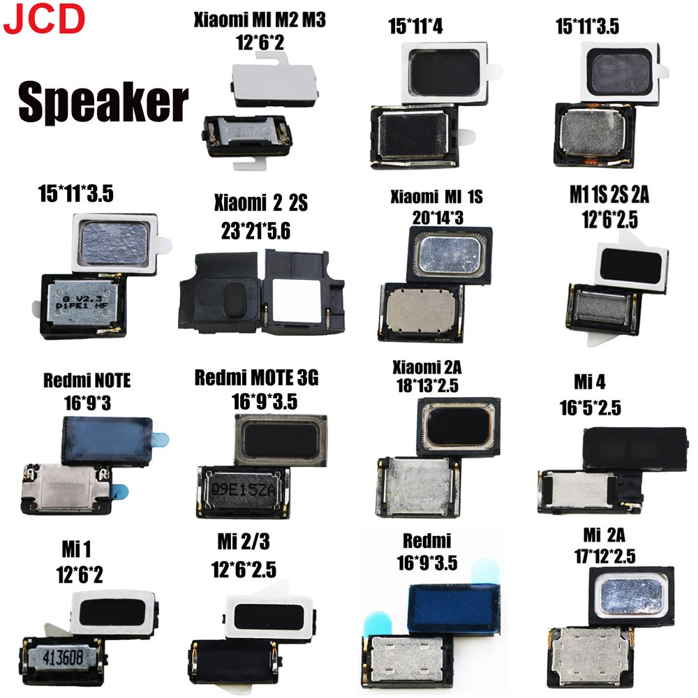 JCD-altavoz para Xiaomi Redmi Hongmi NOTE 3G M1 1S 2S MI 2A 3S MI4 M3 M2 MI2/3 pro SE, alta calidad, 1 unidad