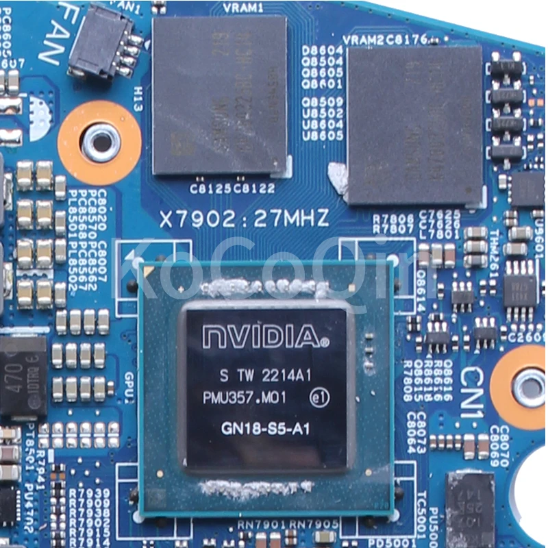 213100 -1 para la placa base del cuaderno Dell Inspiron 7648 SRLD6 i7-1260P GN18-S5-A1 MX550 2G 0FD3D2 placa base del ordenador portátil 100% probado - imagen 4