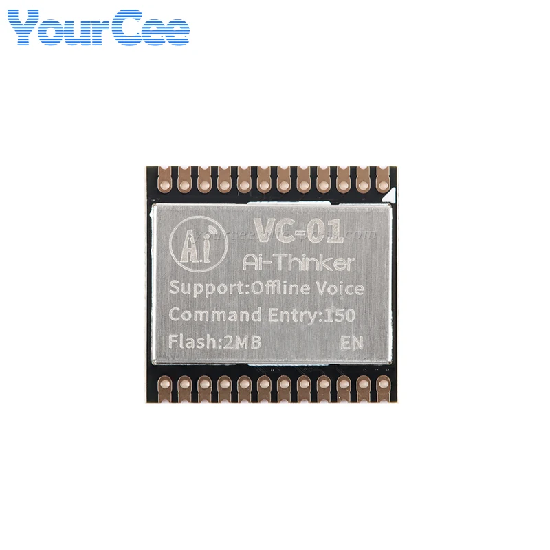 VC-01AI Placa de desarrollo de voz sin conexión pura sin red inteligente Reconocimiento sin conexión Módulo de control de voz en inglés - imagen 5