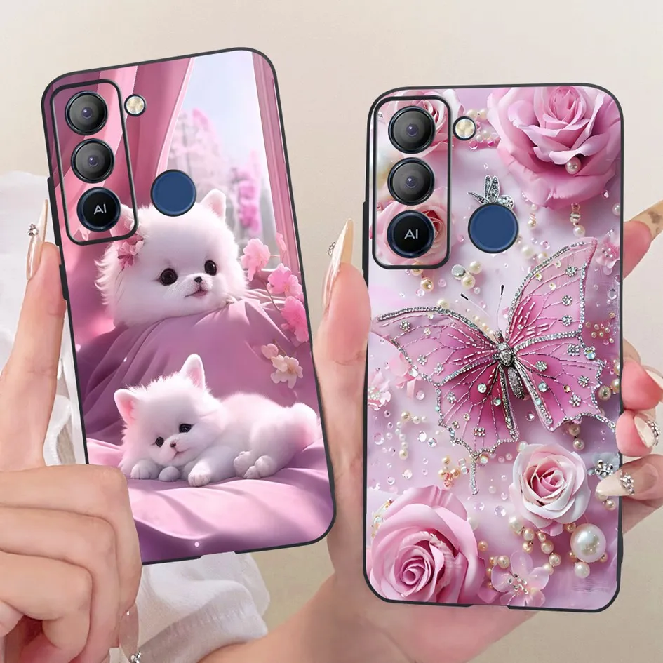 Funda para Tecno Pop 5 Lte, funda BD4 BD4i, funda de teléfono de silicona suave con dibujos de dragón a la moda para Tecno Pop 5 Pro Pop5 5P 5Lte - imagen 2