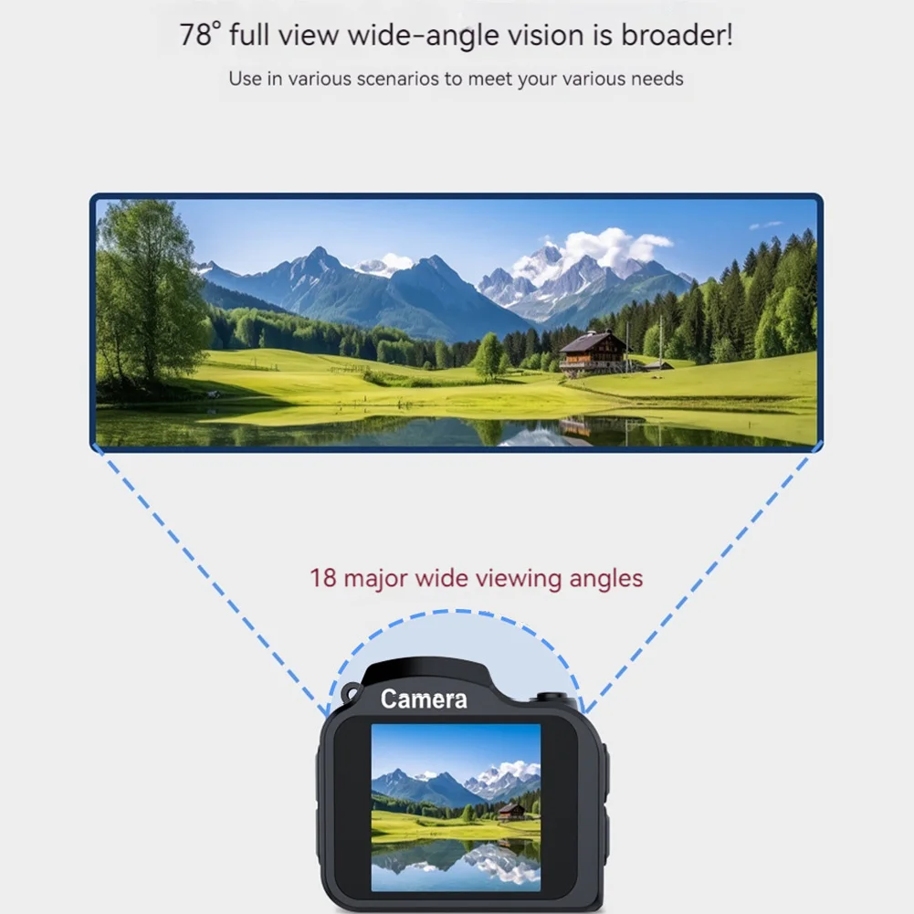 HJD-02 Cámara Digital 4K, cámara Selfie de viaje, grabadora de vídeo de bolsillo 4K, cámara pequeña portátil de 64MP para niños, estudiantes, cámara pequeña - imagen 3