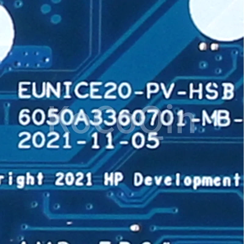 Para placa base de portátil HP 17-cp 6050A 3360701   Placa base para computadora portátil R3 R5 R7 AMD CPU 100% completamente probada - imagen 5
